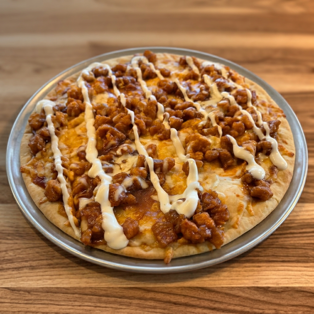 BBQ Chicken Ranch Pizza.