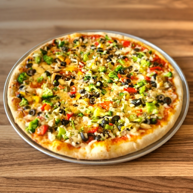Vegetable Pizza.