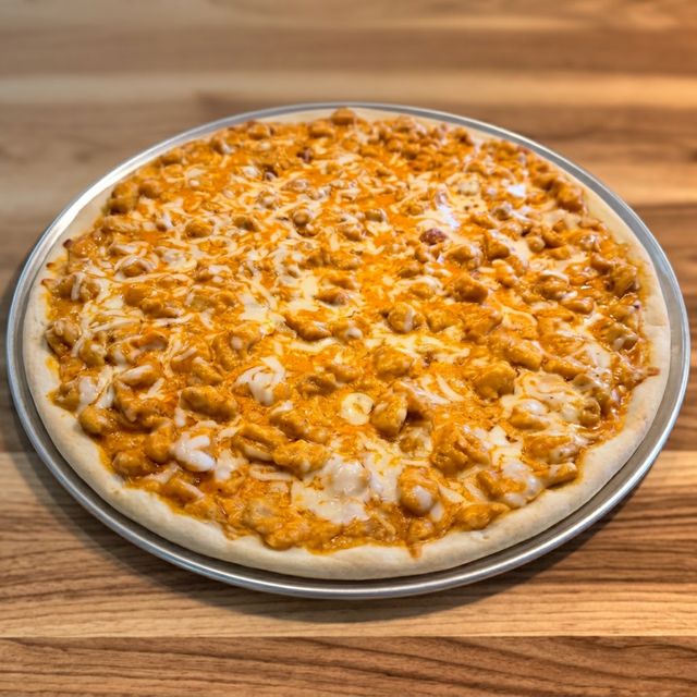Mild Buffalo Chicken Pizza.