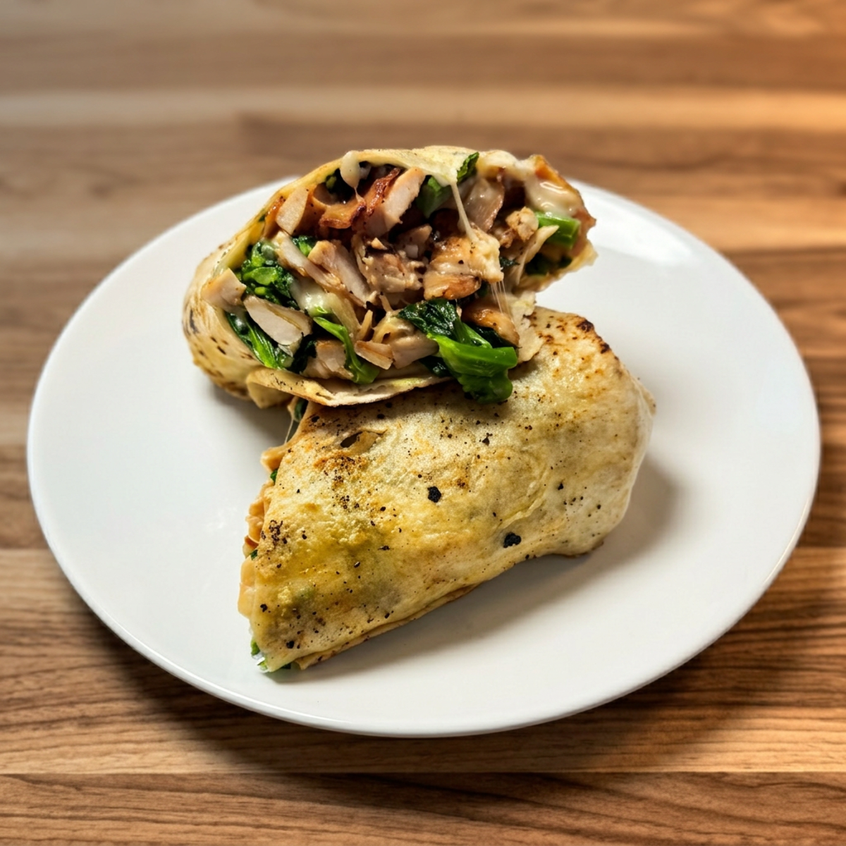 Grilled Chicken with Broccoli Rabe Wrap