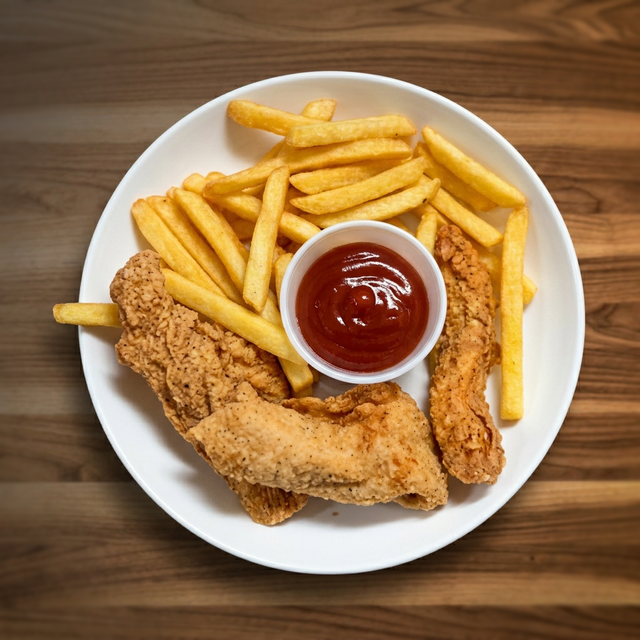 Chicken Tenders and French Fries